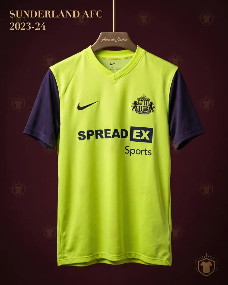 Camiseta visitante 2023–24 de Sunderland (recreación)