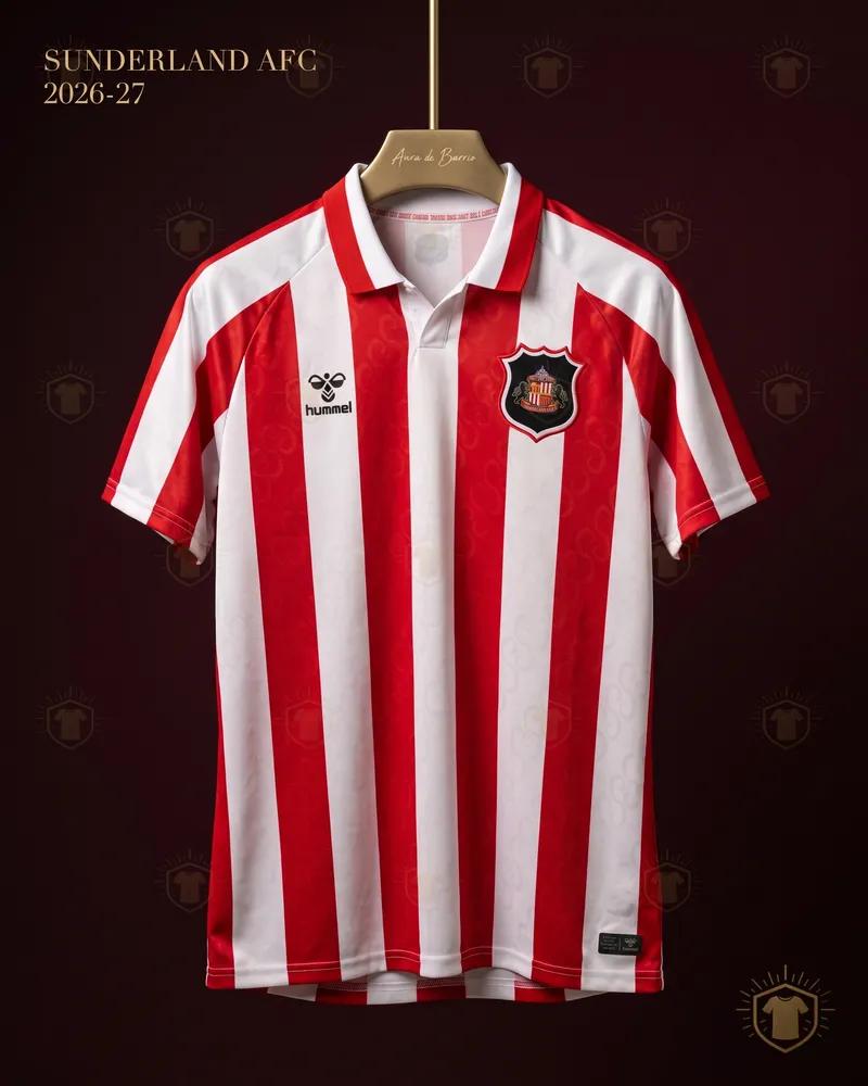 Camiseta local 2026–27 de Sunderland (recreación)