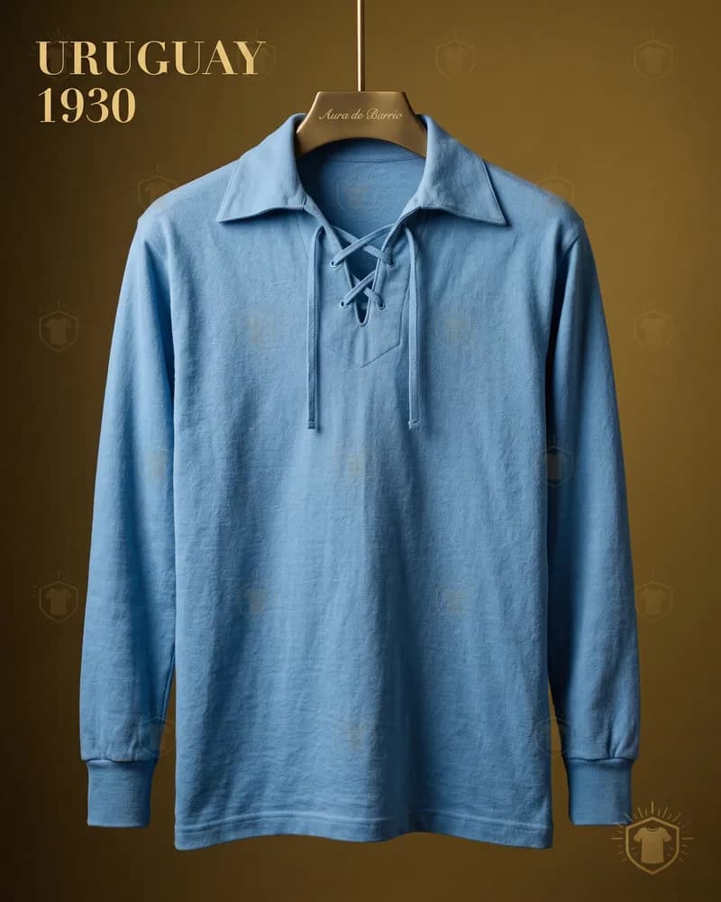 Camiseta local 1930 de Uruguay (recreación)