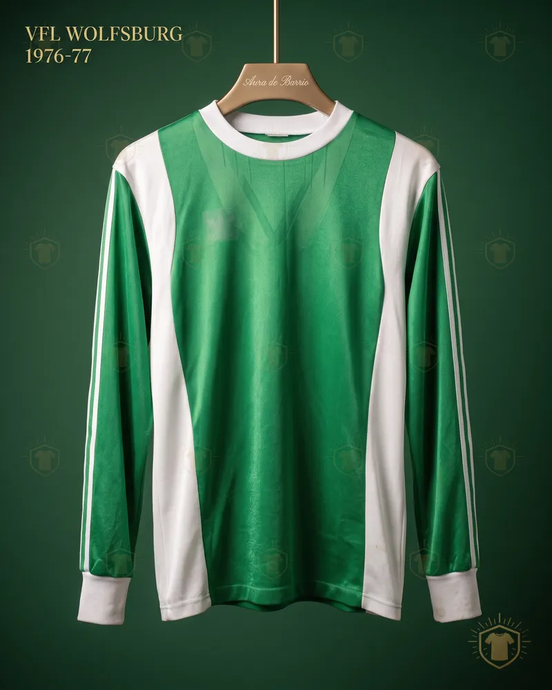 Camiseta local 1976–77 de VfL Wolfsburg (recreación)