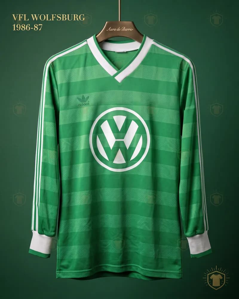 Camiseta local 1986–87 de VfL Wolfsburg (recreación)