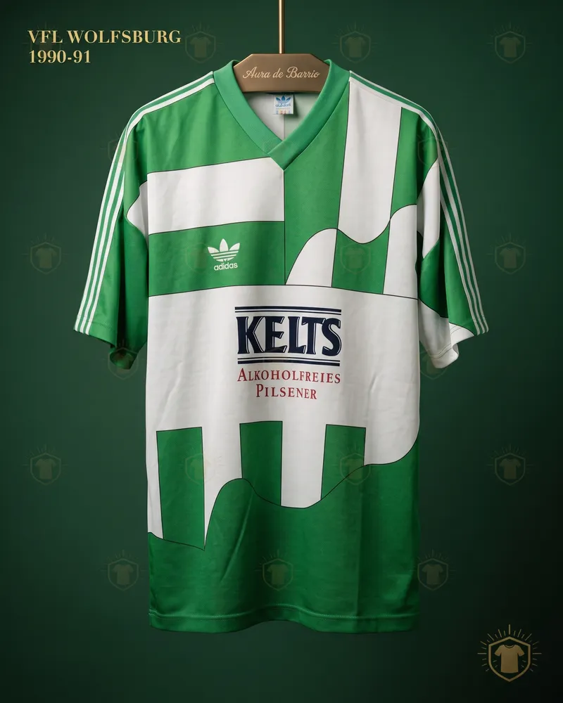 Camiseta local 1990–91 de VfL Wolfsburg (recreación)