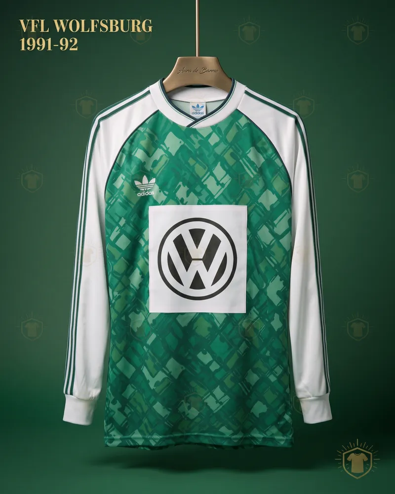Camiseta local 1991–92 de VfL Wolfsburg (recreación)