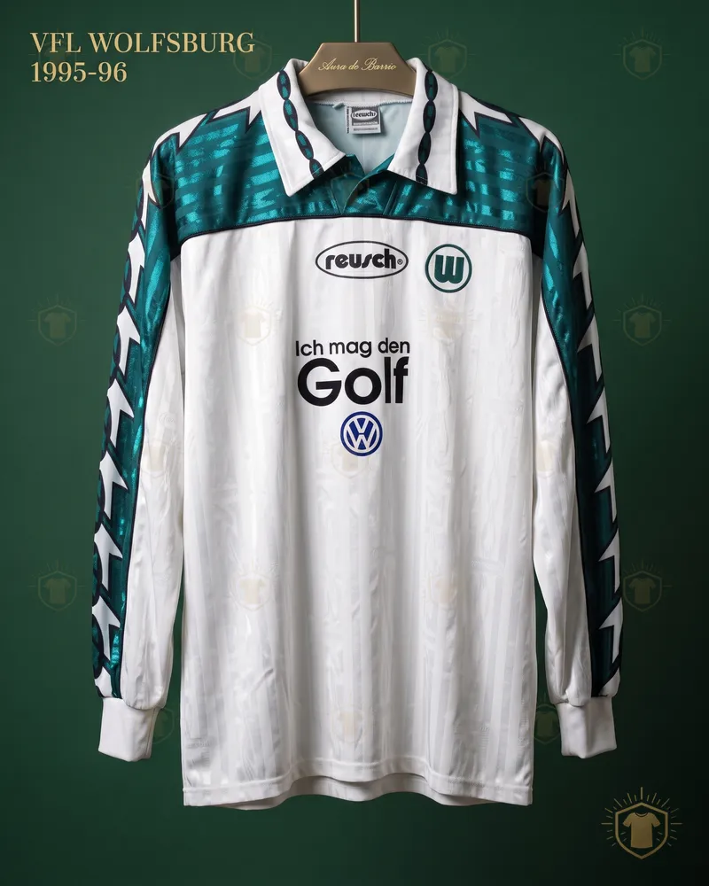 Camiseta local 1995–96 de VfL Wolfsburg (recreación)