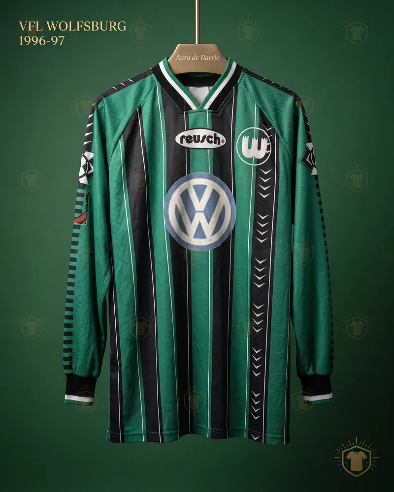 Camiseta local 1996–97 de VfL Wolfsburg (recreación)