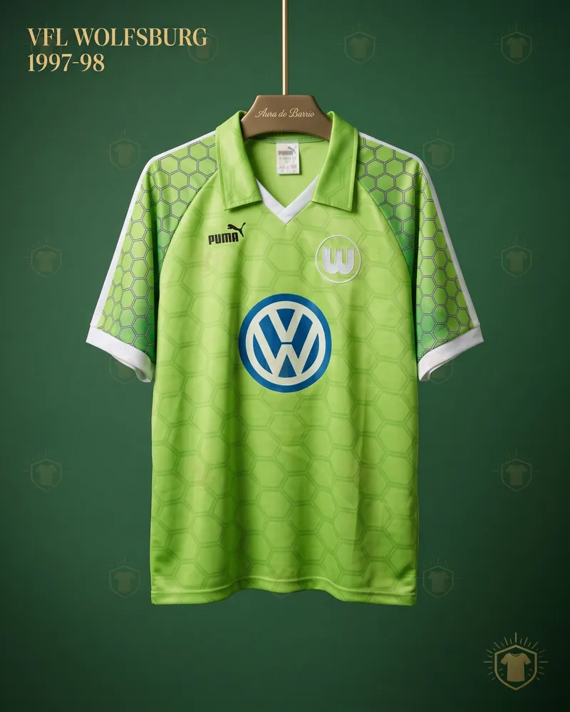 Camiseta local 1997–98 de VfL Wolfsburg (recreación)