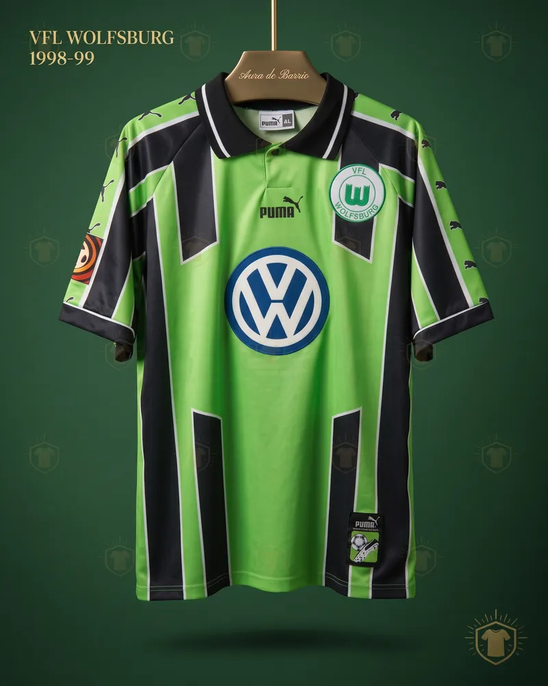 Camiseta local 1998–99 de VfL Wolfsburg (recreación)