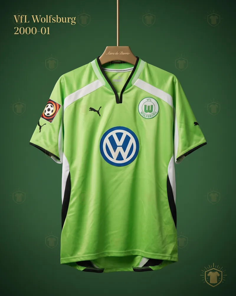 Camiseta local 2000–01 de VfL Wolfsburg (recreación)