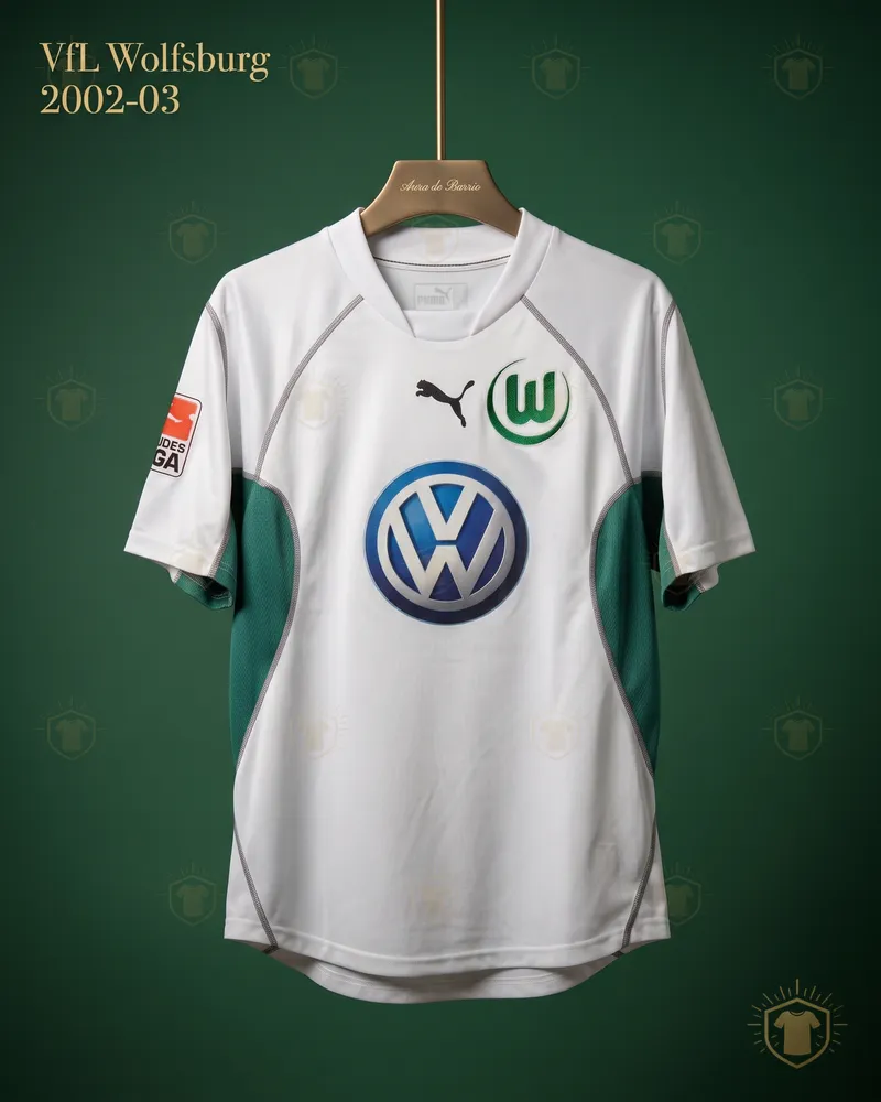 Camiseta local 2002–03 de VfL Wolfsburg (recreación)