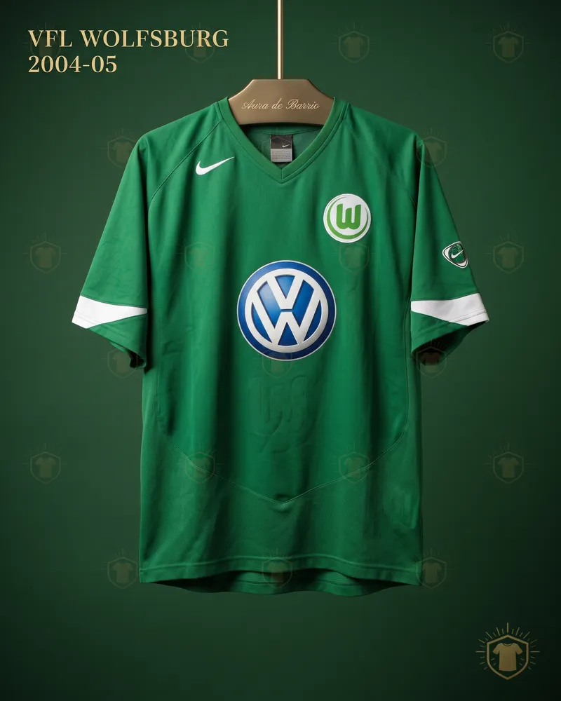 Camiseta local 2004–05 de VfL Wolfsburg (recreación)