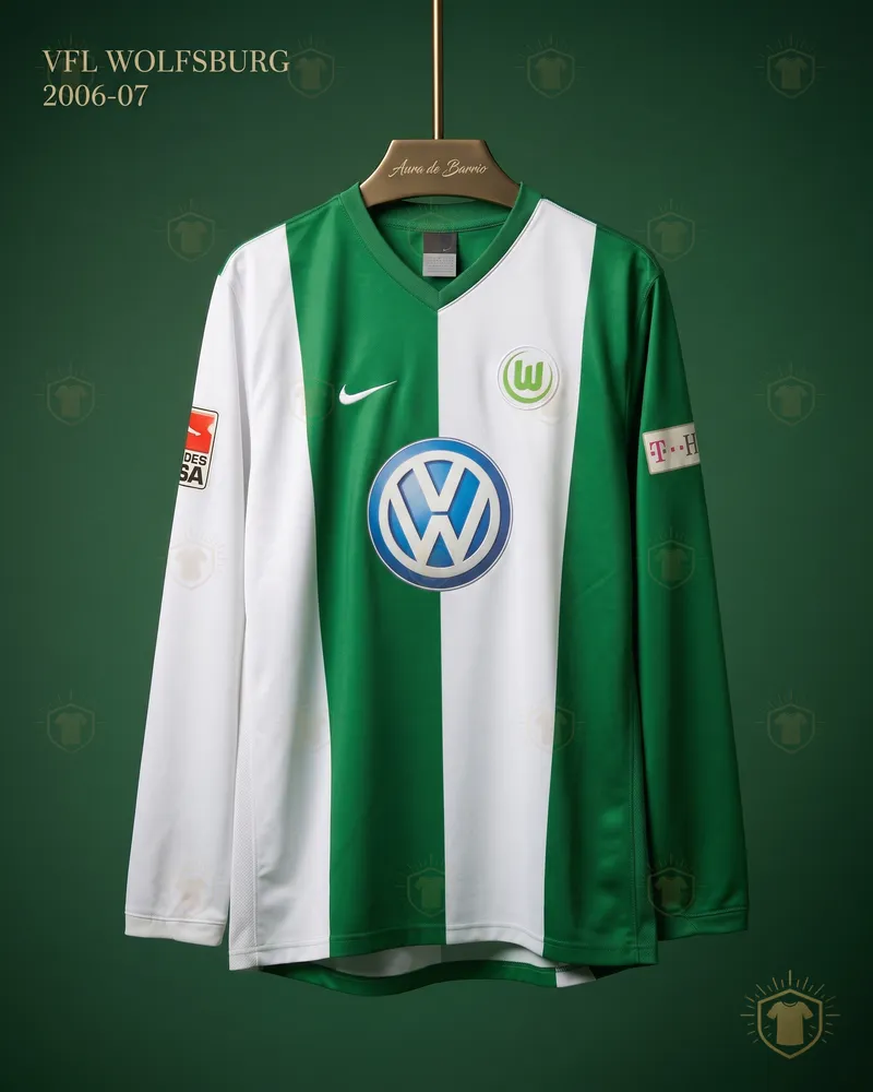 Camiseta local 2007–08 de VfL Wolfsburg (recreación)