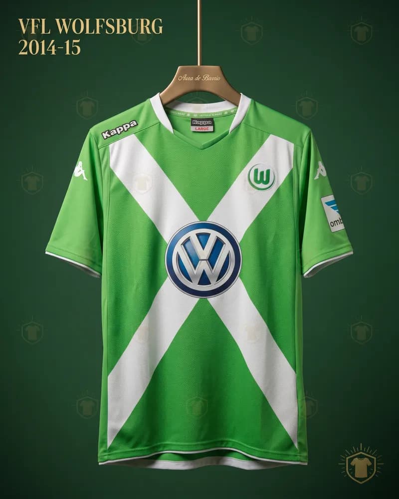 Camiseta local 2014–15 de VfL Wolfsburg (recreación)