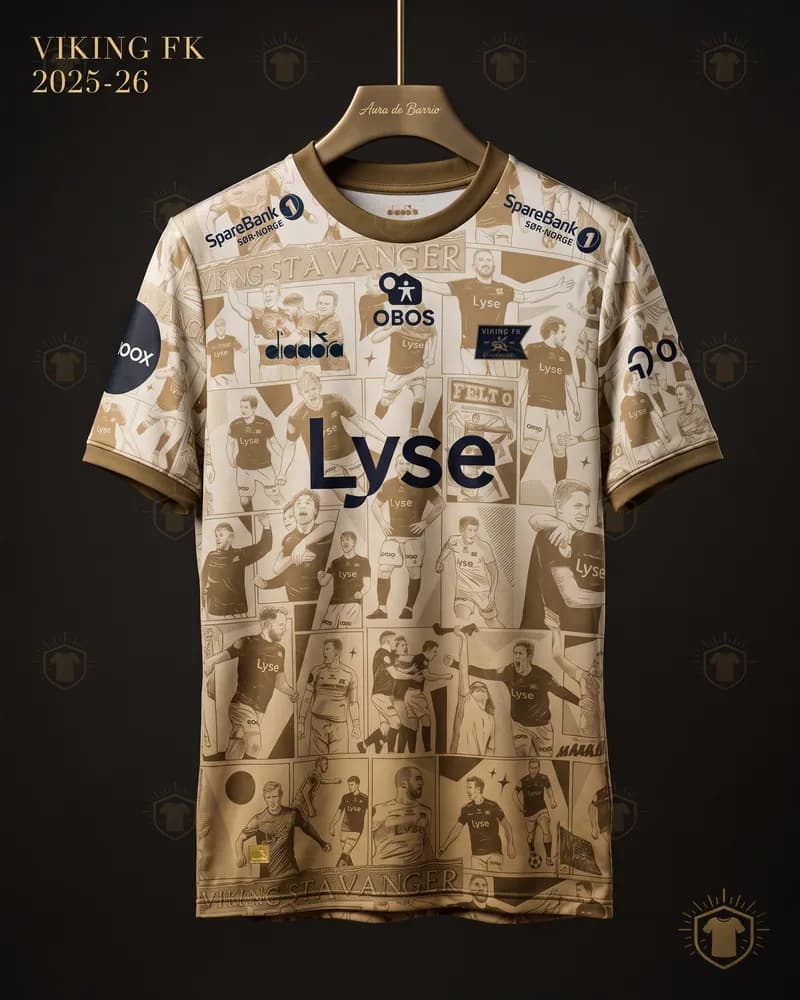 Camiseta especial 2014–15 de Viking FK (recreación)