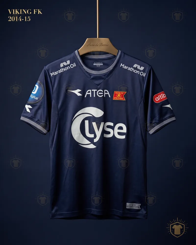 Camiseta local 2014–15 de Viking FK (recreación)