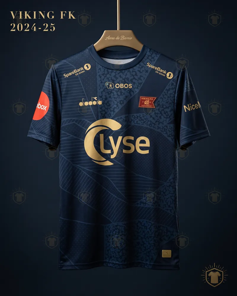 Camiseta local 2024–25 de Viking FK (recreación)