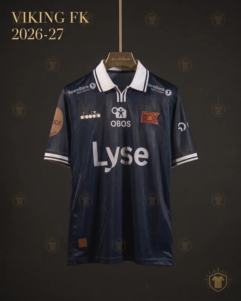 Camiseta local 2026–27 de Viking FK (recreación)