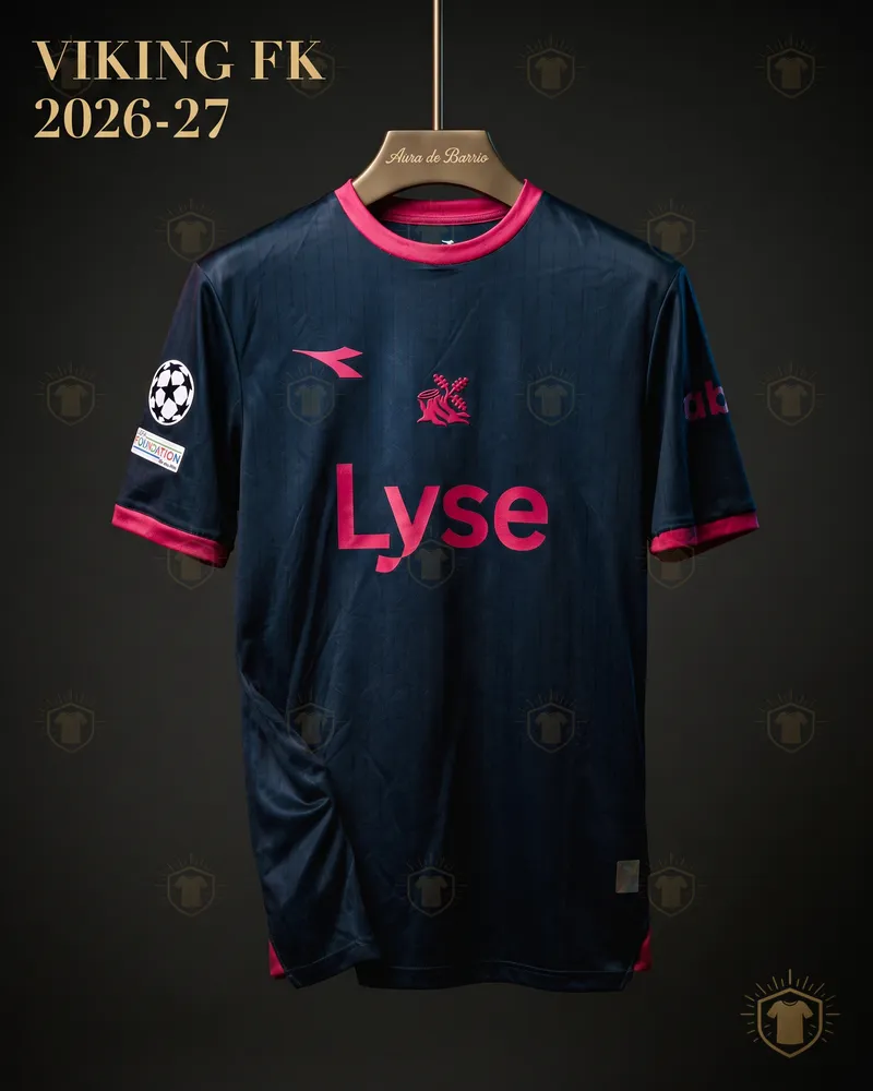 Camiseta local 2026–27 de Viking FK (recreación)