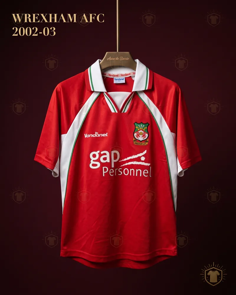 Camiseta local 2002–03 de Wrexham AFC (recreación)