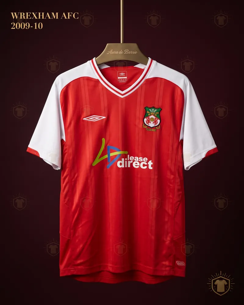 Camiseta local 2009–10 de Wrexham AFC (recreación)