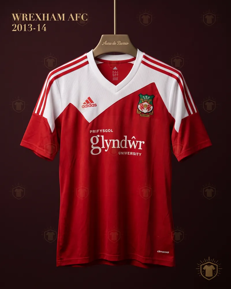 Camiseta local 2013–14 de Wrexham AFC (recreación)