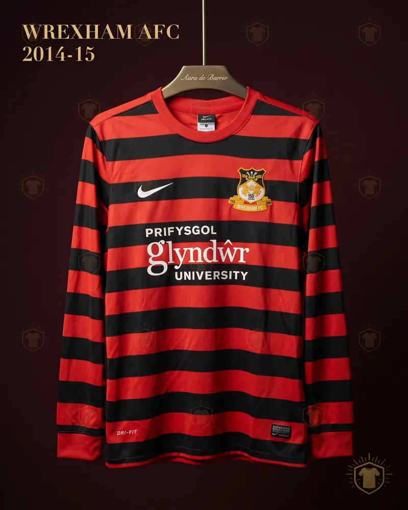 Camiseta local 2014–15 de Wrexham AFC (recreación)
